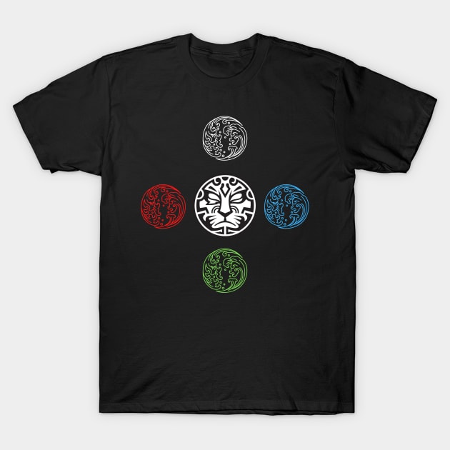 Jinrai: Element Spheres T-Shirt by Mister Jinrai